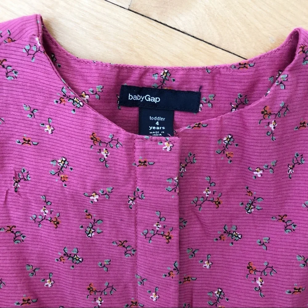 Gap Kids Pink Floral Dress - Size 4